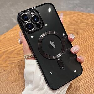 iPhone Case with MagSafe Ring - Black